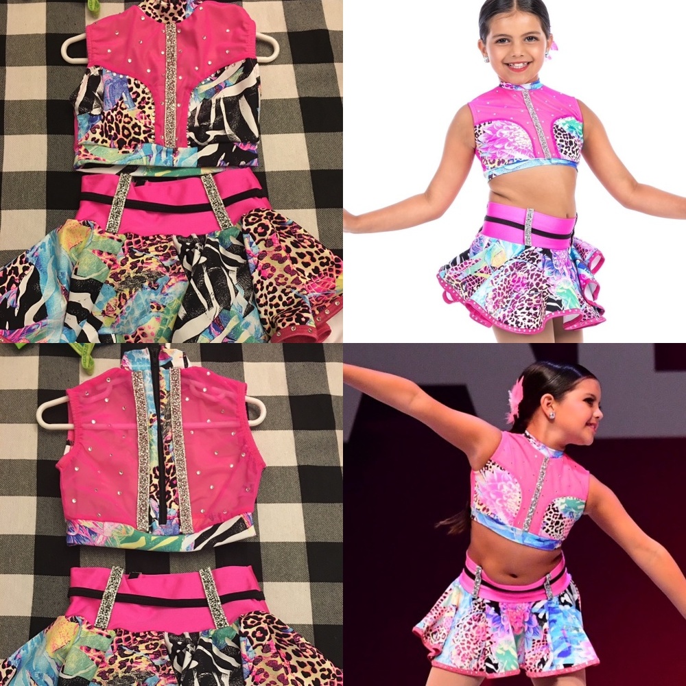 Pumpers Animal Print Pink Costume IC